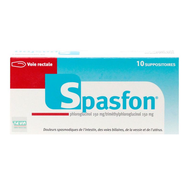 spasfon 150/150mg  suppo b/10ces