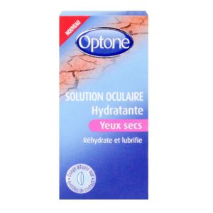 Optone Solution Oculaire Hydratante Yeux Secs 10ml