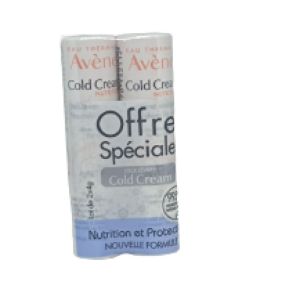 Avene Cold Cream Stick Lèvres Nutrition 2 tubes 4g