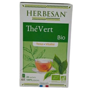 Herbesan Thé Vert Tonus Vitalité 20 sachets (30g)