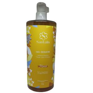 Santalis Gel Douche Monoï Flacon Pompe 1l