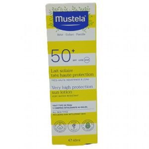 Mustela Solaire Spf50+ Lait Solaire Famille 40ml