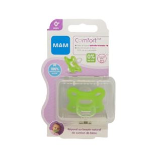Mam Comfort Sucette physiologique Silicone unisexe Boite de 1