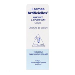 Larmes Artificiels Martinet 1,4% Collyre Flacon de 10 mL