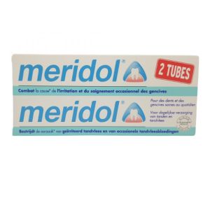 Meridol Pâte Dentifrice Anti-plaque 2 tubes de 75ml