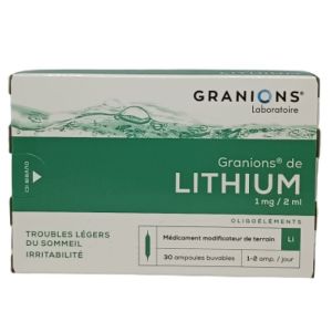 Lithium 1mg/2ml Solution Buvable en Ampoule