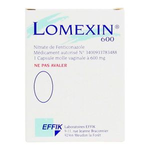 Lomexin 600mg Capm Vag Plq/1