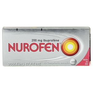 Nurofen 200mg boite de 30 comprimés enrobés