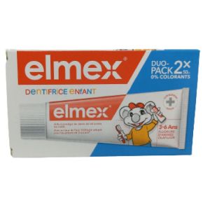 Elmex Dentifrice Enfant 3-6 ans Lot de 2