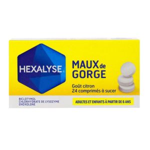 Hexalyse Comprimés à sucer boite de 24
