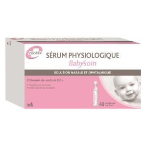 Babysoin Sérum Physiologique 40 unidoses de 5mL
