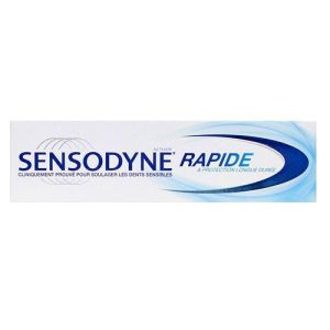 Sensodyne Rapide Pâte Dentifrice Denst Sensibles 75ml