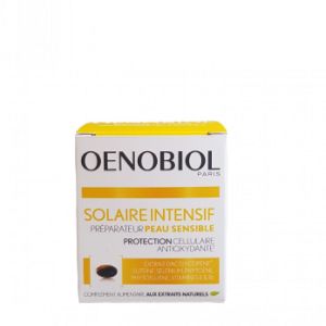 Oenobiol solaire intensif peau sensible Boite de 30 capsules