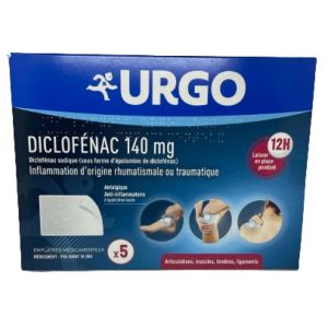Urgo Emplâtre Diclofénac 140 mg Boîte de 5