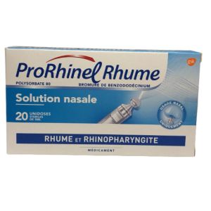 Prorhinel Solution Nasale Rhume 20 ampoules de 5ml