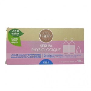 Physiologica Sérum Physiologique Boite de 24 pipettes de 10ml