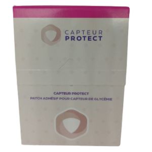 Capteur Protect Patch Adhésif Capteur Glycémie Rose Boite de 4