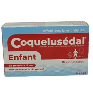 Coquelusédal Suppositoire  Enfant boite de 10