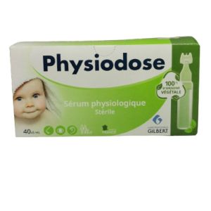 Physiodose Sérum Physiologique 40unidoses de 5ml