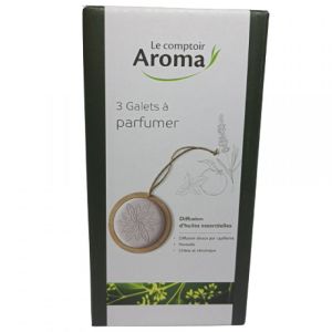 Aroma Diffuseur d'Huiles Essentielles Galet Boîte de 3