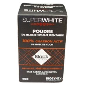 Superwhite Black Edition Poudre Charbon Actif 40g