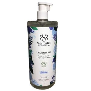 Santalis Gel Douche Marin Bio Flacon Pompe 1l