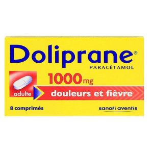 Doliprane 1000mg Comprimé boite de 8