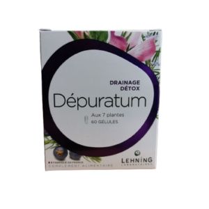 Depuratum Gélules Drainage Détox Boite de 60