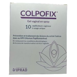 Colpofix Gel Vaginal  En Spray 10 Applicateurs