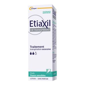 Etiaxil Pieds Lotion Anti transpirante Peaux sensibles 100ml