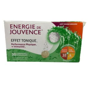 Jouvence Energie Comprimé Effervescents Tube de 30