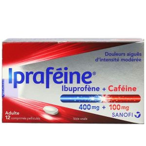 Iprafeine 400mg/100mg Cpr Pell Plq/12