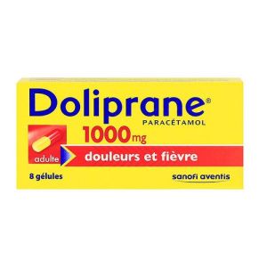 Doliprane 1000mg Gélules Boite de 8