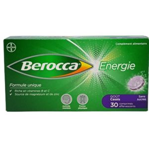 Berocca Energie Comprimé Effervescent Cassis Boite de 30