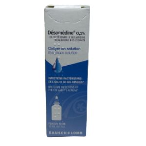 Desomedine 0,1% Collyre Solution Flacon 10ml