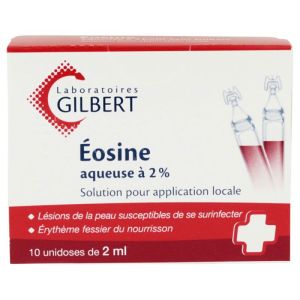 Eosine Aq Gilb 2% S A Loc 10unid/2ml