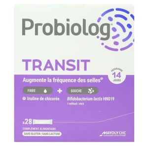 Probiolog Transit Sachets De Poudre Orale Boîte De 28