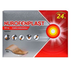 Nurofenplast 200mg 4 emplâtres