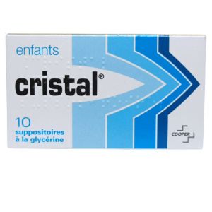 Cristal Suppositoires Enfant Sachet de 10