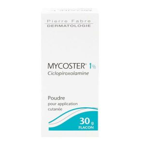 Mycoster 1% Poudre Cutanée Flacon de 30g
