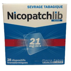 Nicopatchlib 21mg/24h Dispositif Transdermique Boite de 28