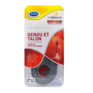 Scholl Semelle Genou&talon T1 Paire