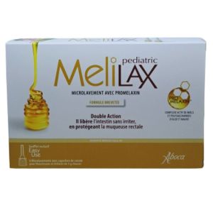 Melilax pediatric microlavement avec promelaxin Aboca - boite de 6 lavements