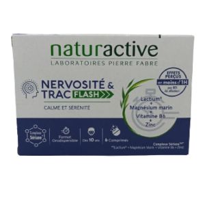 Naturactive Nervosité & Trac Flash 6 comprimés Orodispersible
