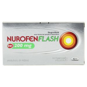 Nurofenflash 200mg 12 comprimés pelliculés