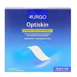 Optiskin Pans Adh Str+comp Transp 7x10cm 10s