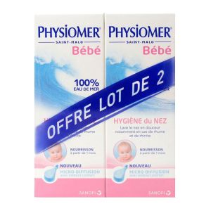 Hygiène du nez bébé 2flacons de 115ml