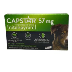 Capstar 57 mg Comprimé Chiens Boite de 6