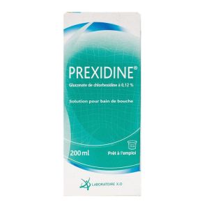 Prexidine 0,12% Bain de Bouche 200ml