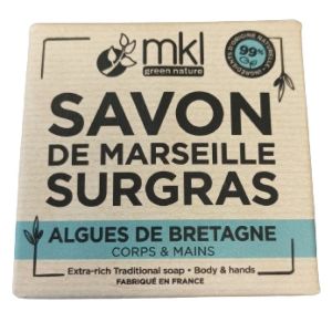 MKL Savon de Marseille Surgras Algues de Bretagne Pain 100g